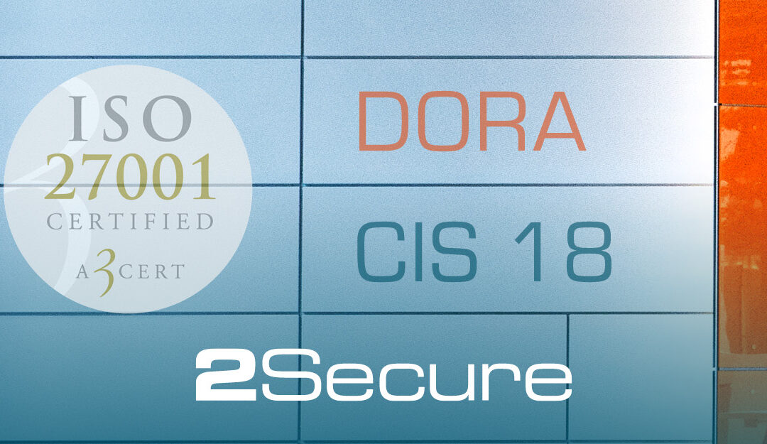 Säkerhet i varje led – 2Secure arbetar utifrån erkända standarder för informationssäkerhet