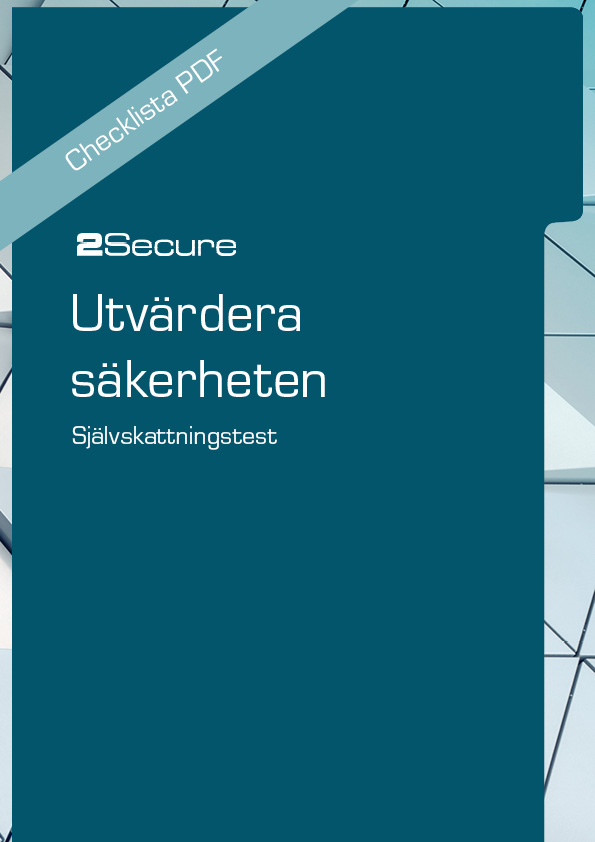 2Secure_checklista Advisory självtest_frontpage Checklista-Utvärdera er nivå på säkerhet